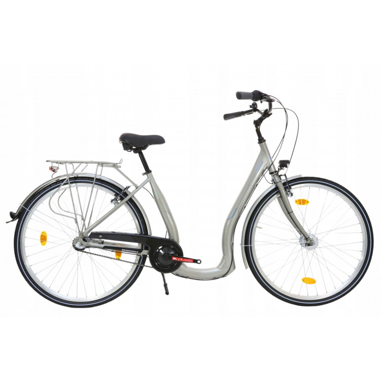 Mestský bicykel 28" Lavida Mahbike s nízkym nástupom hliníkový rám: 18" Strieborná